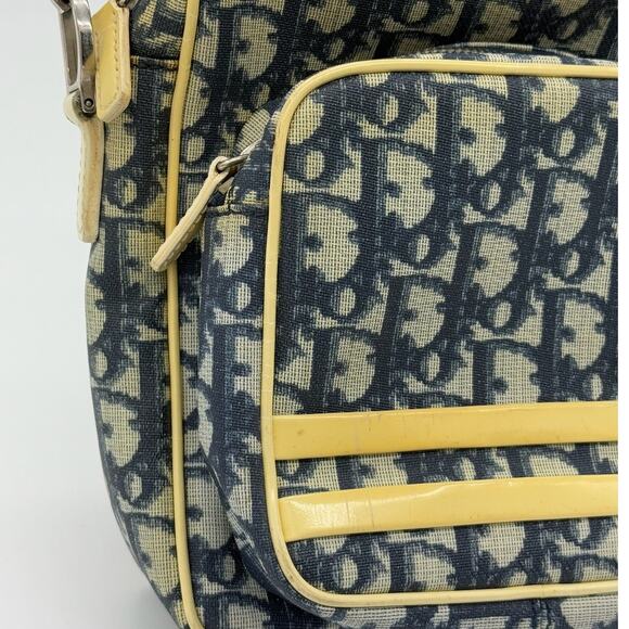 Christian Dior Diorissimo Crossbody Bag*Trotter Design in Blue and Cream trim - Picture 5 of 15